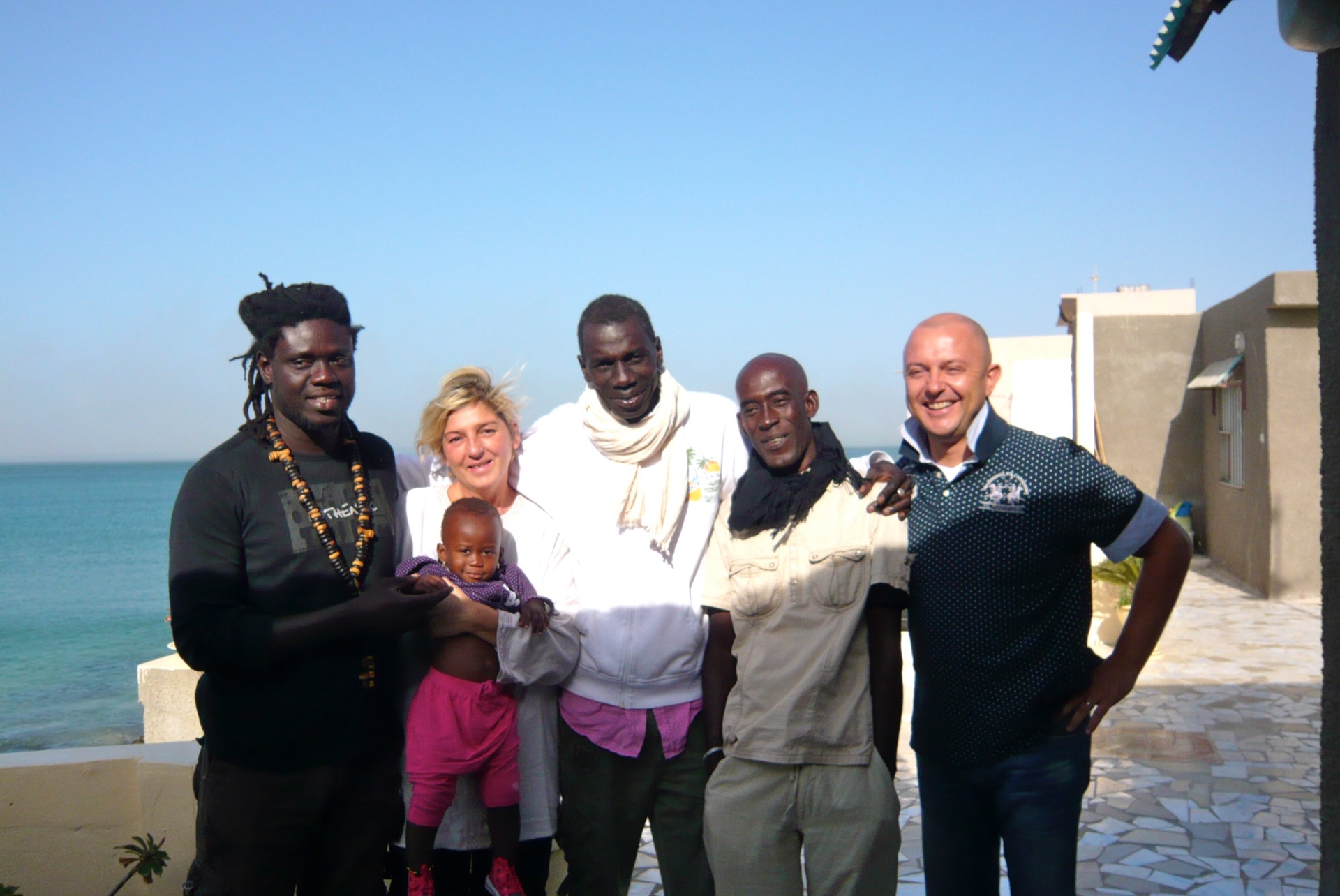 al centro Alex vostro fedele accompagnatore e Omar ns. Guida instancabile 