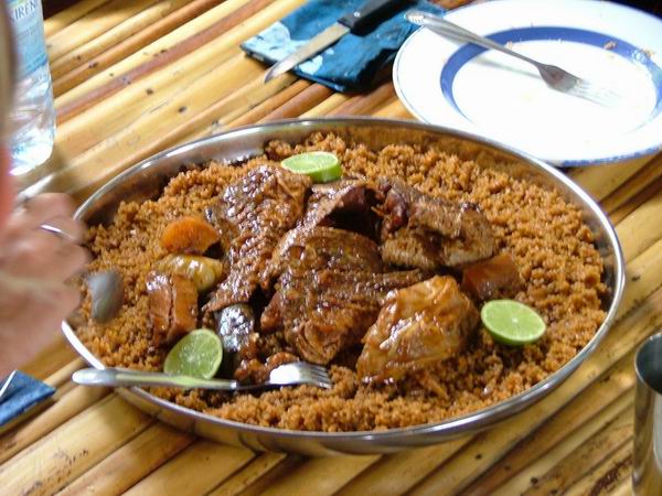 riso con pesce e verdure